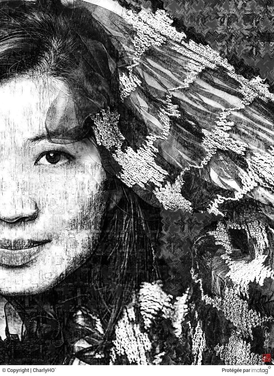 Minhua LYSANDRE lors de l’exposition « WHY ME – 100 Succès & Talents » à Paris en 2019